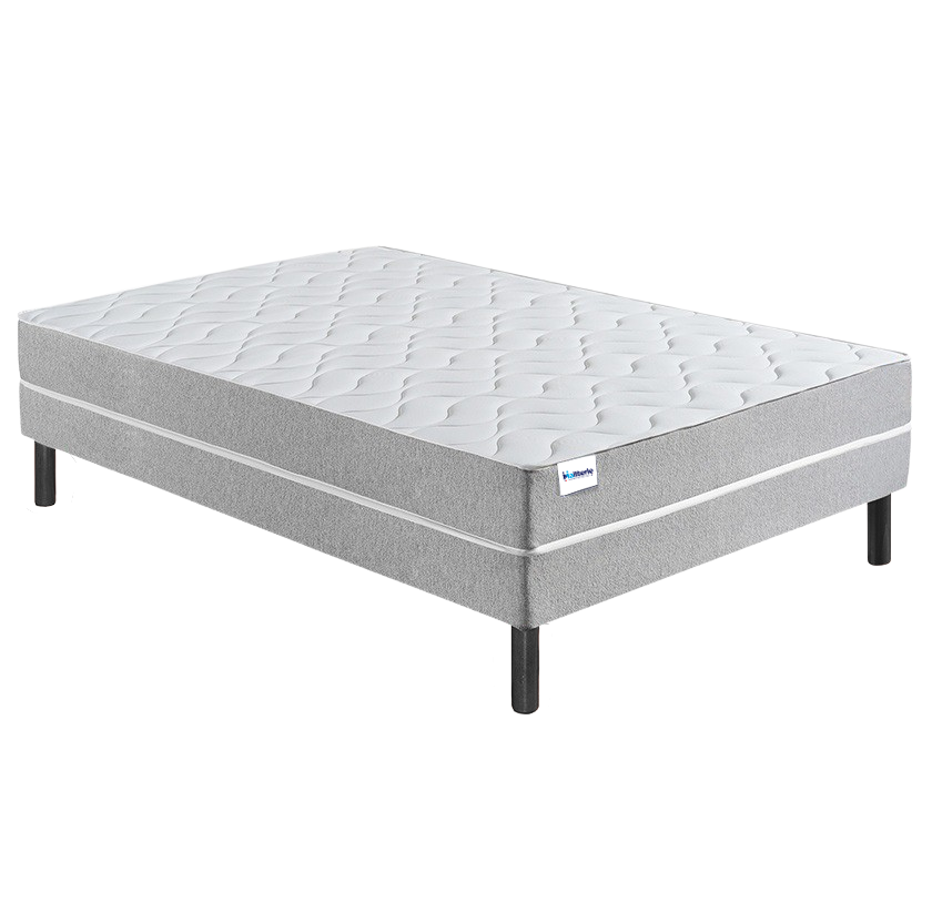 Ensemble matelas mémoire de forme Luna et sommier B4