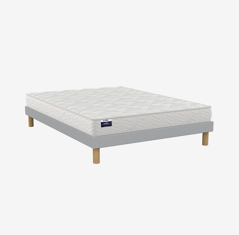 Ensemble literie matelas mousse et latex Roma + sommier B4