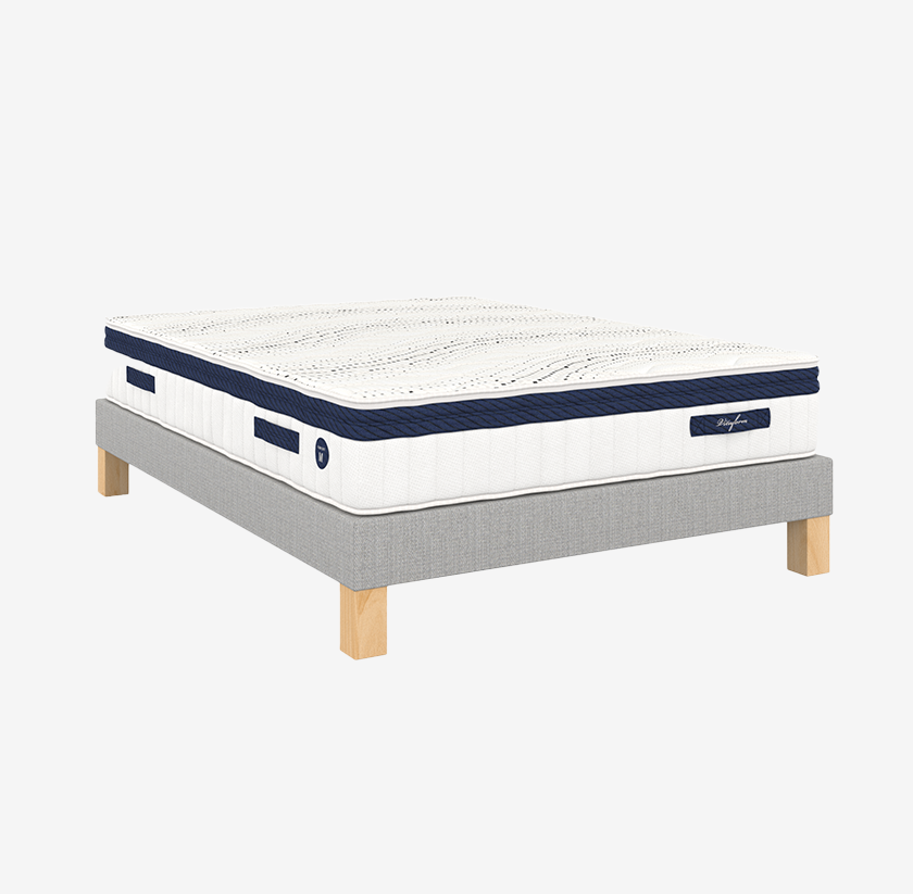 Ensemble matelas latex Vitaform et sommier Bohème 15